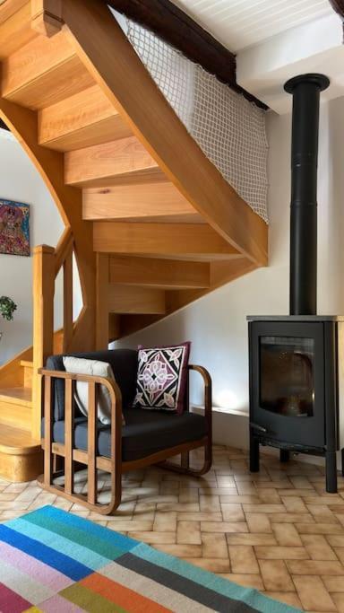 Maison Atypique Au Calme Saint-Laurent  Экстерьер фото